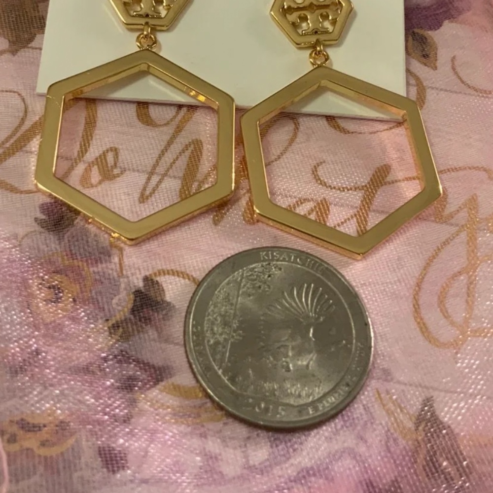 Tory burch geo earrings - Picture 4 of 6
